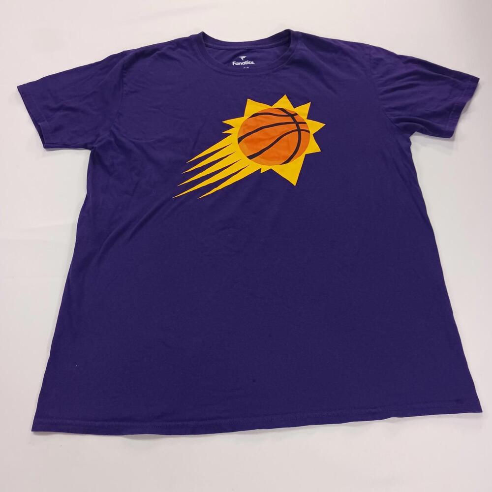 Fanatics NBA Deandre Ayton #22 Phoenix Suns Men's Purple Graphic T-Shirt Size L